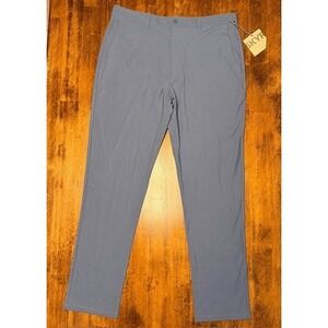 NEW SKYR Mens 36x30 Blue Slim Fit Tricot Dynasty Pants 4-Way Stretch Anti Odor.